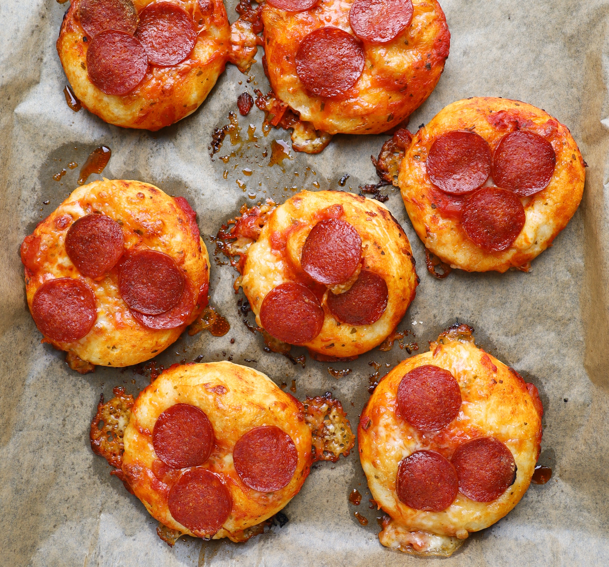 Pizza foccacia lækre pizzaboller med pepperoni Mummum.dk