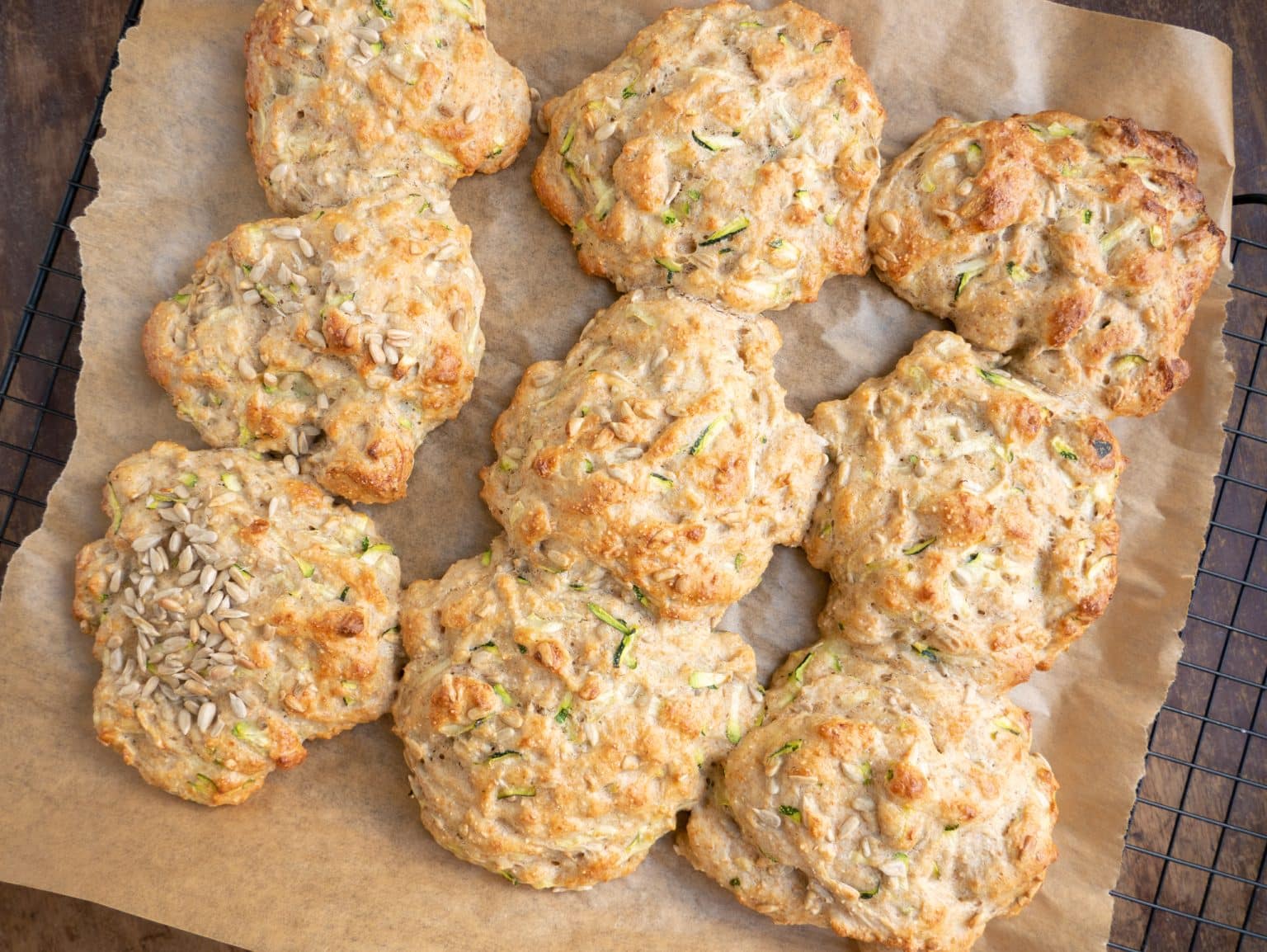 Nem opskrift på grove squashbrud 