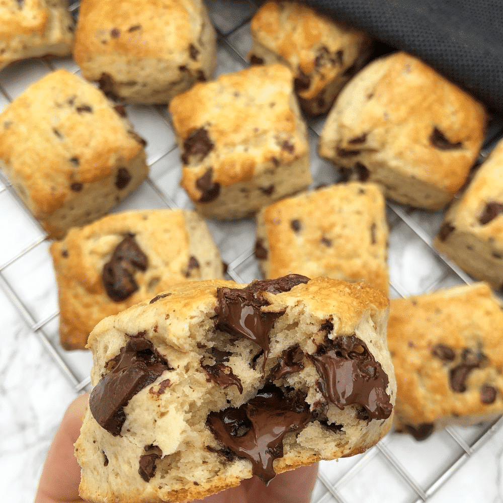 Scones med chokolade – De bedste
