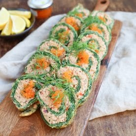 Spinatroulade med tun
