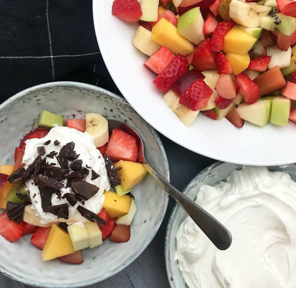 Hjemmelavet Råcreme Til Frugtsalat | Mummum.dk