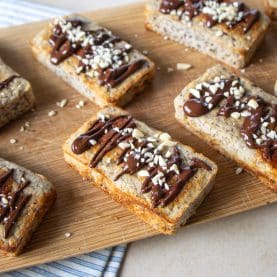 Små sunde bananbites