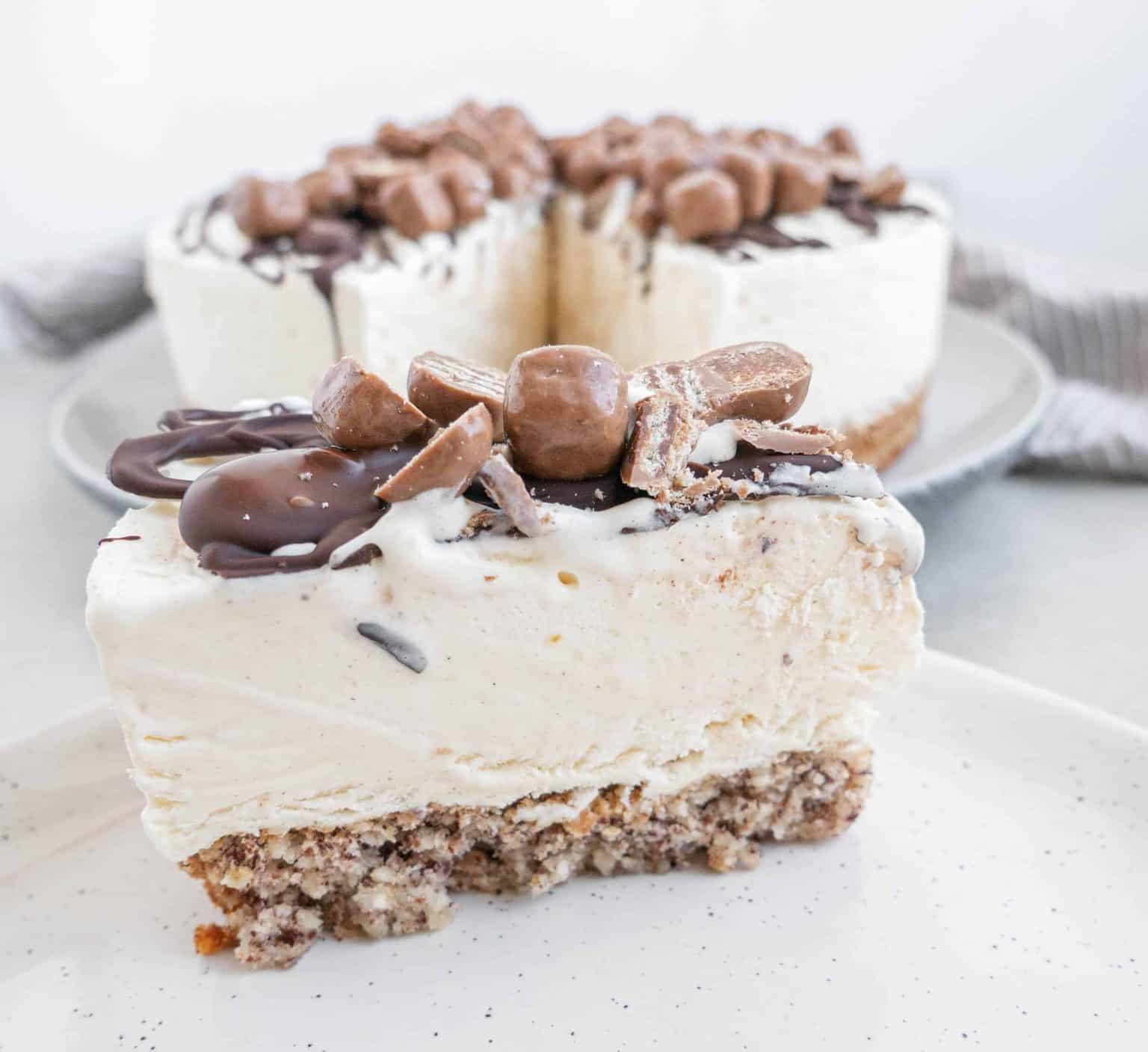 Kitkat islagkage stykke