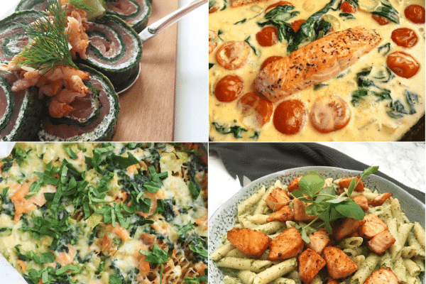 opskrifter med laks og spinat