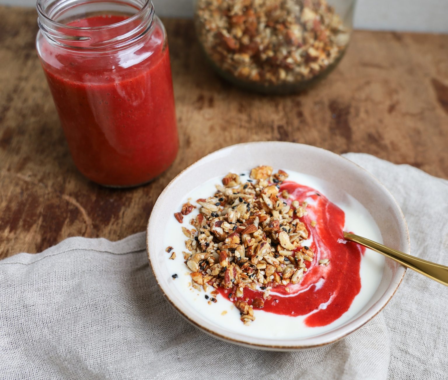 Opskrift på jordbærpure