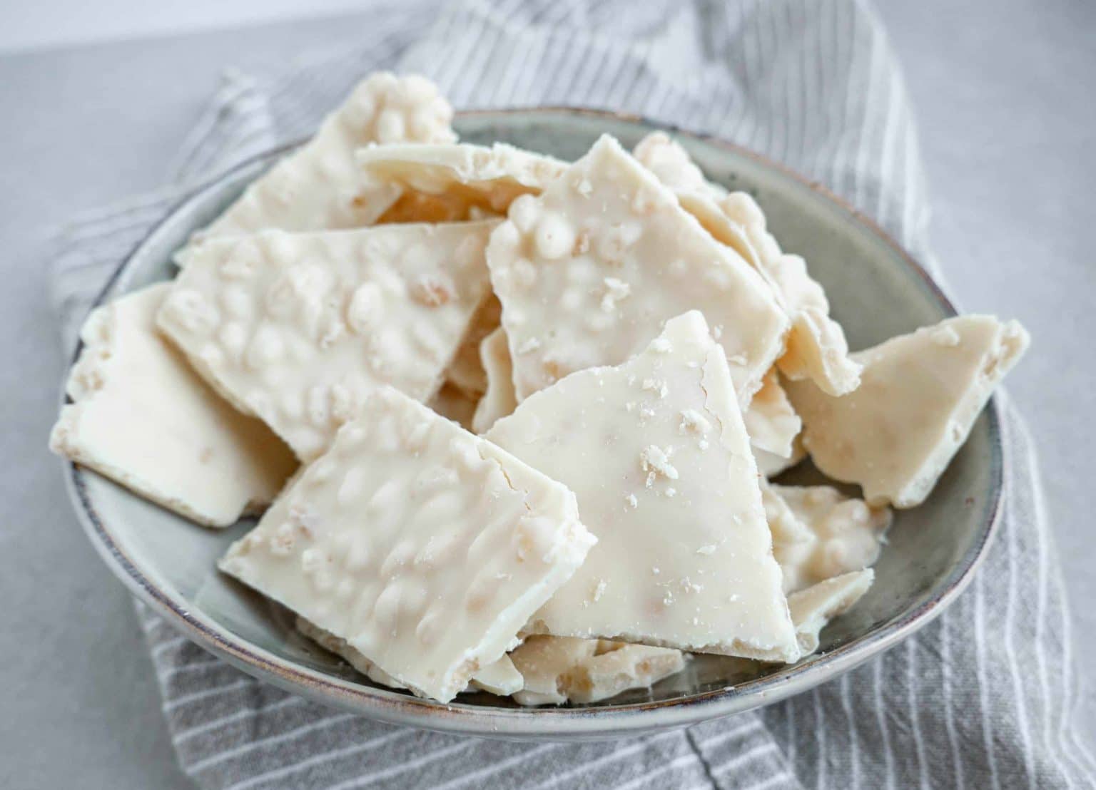 Hvid chokolade crunch