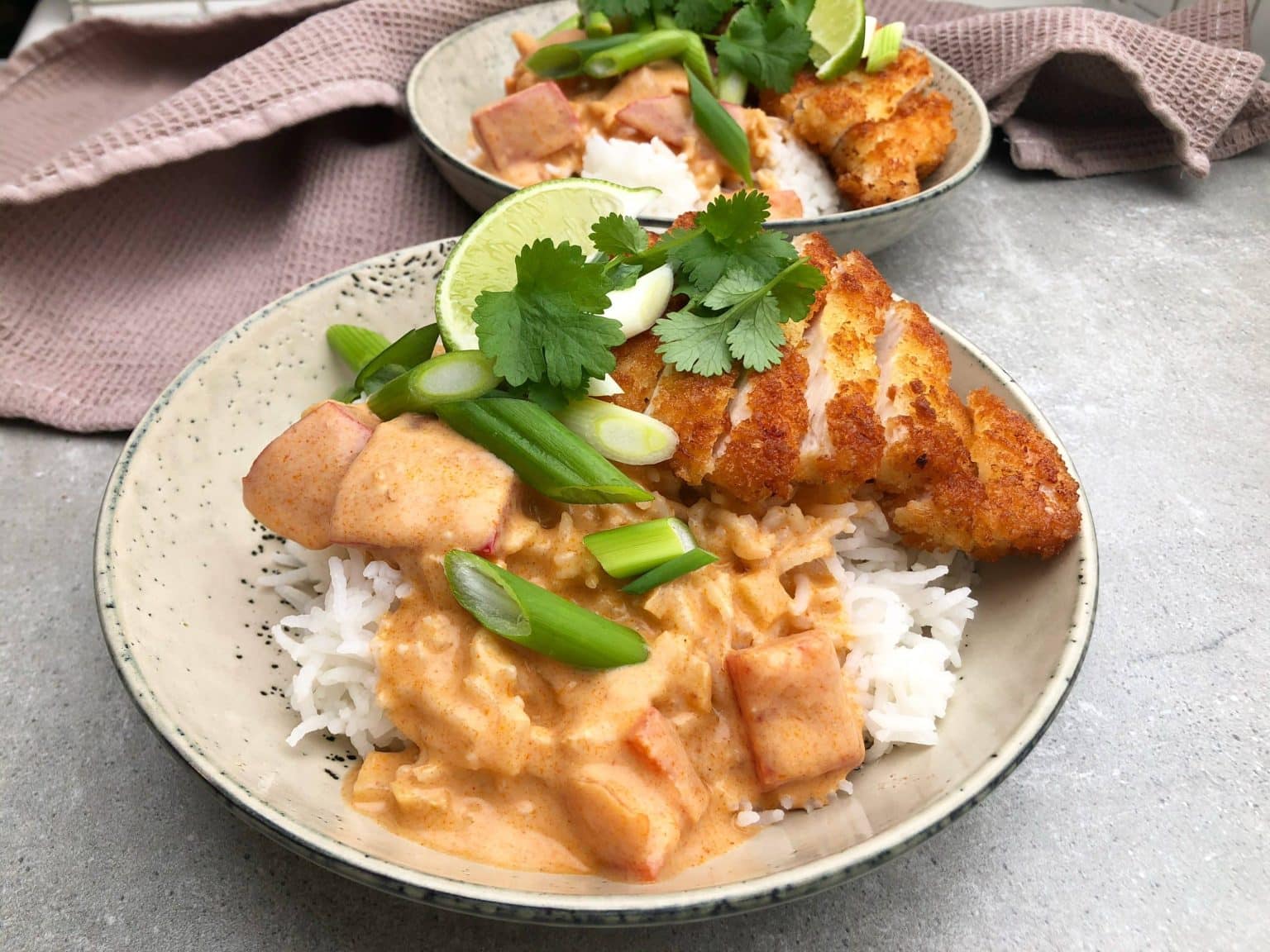 crispy chicken med asiatisk sauce