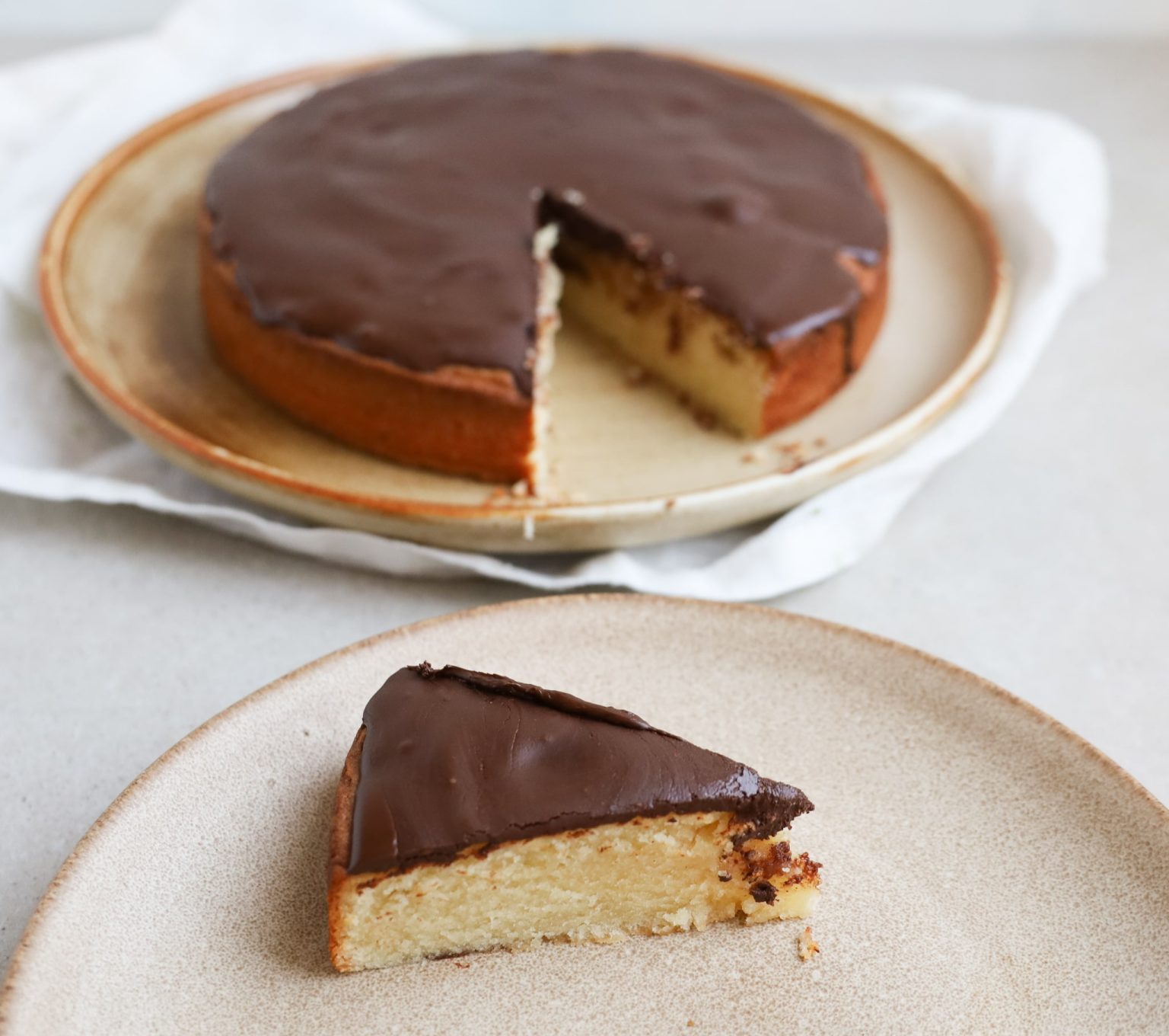 Opskrift på mazarinkage med chokolade