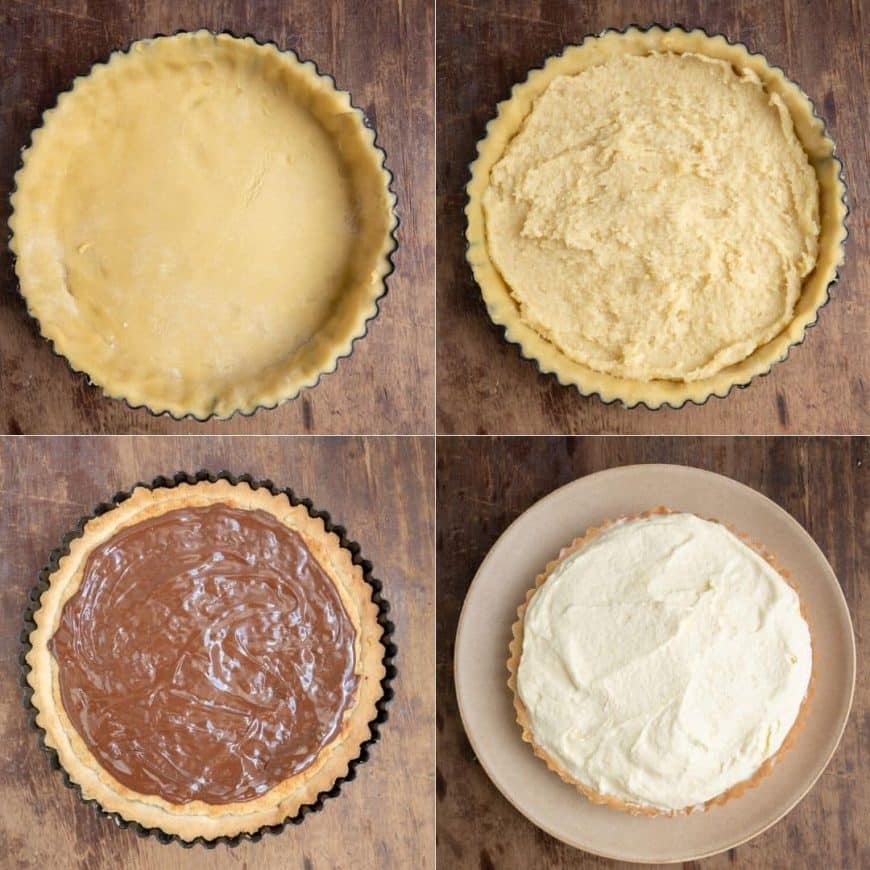 Mazarinbund til jordbærkage