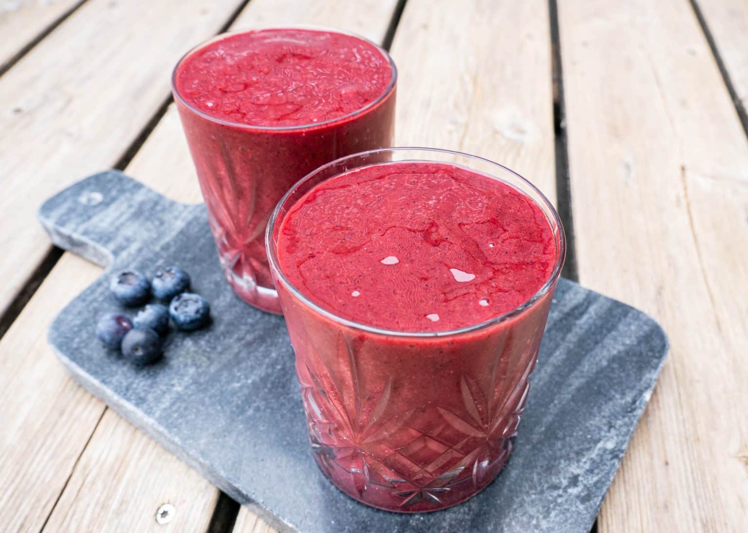 blåbær smoothie