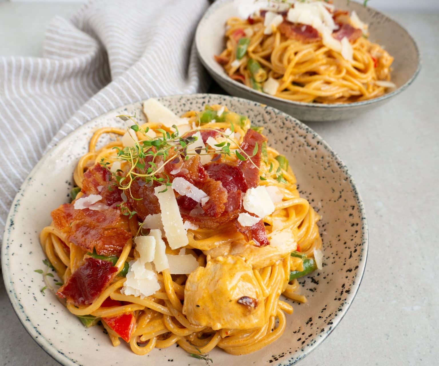 Alfonso pastaret med kylling