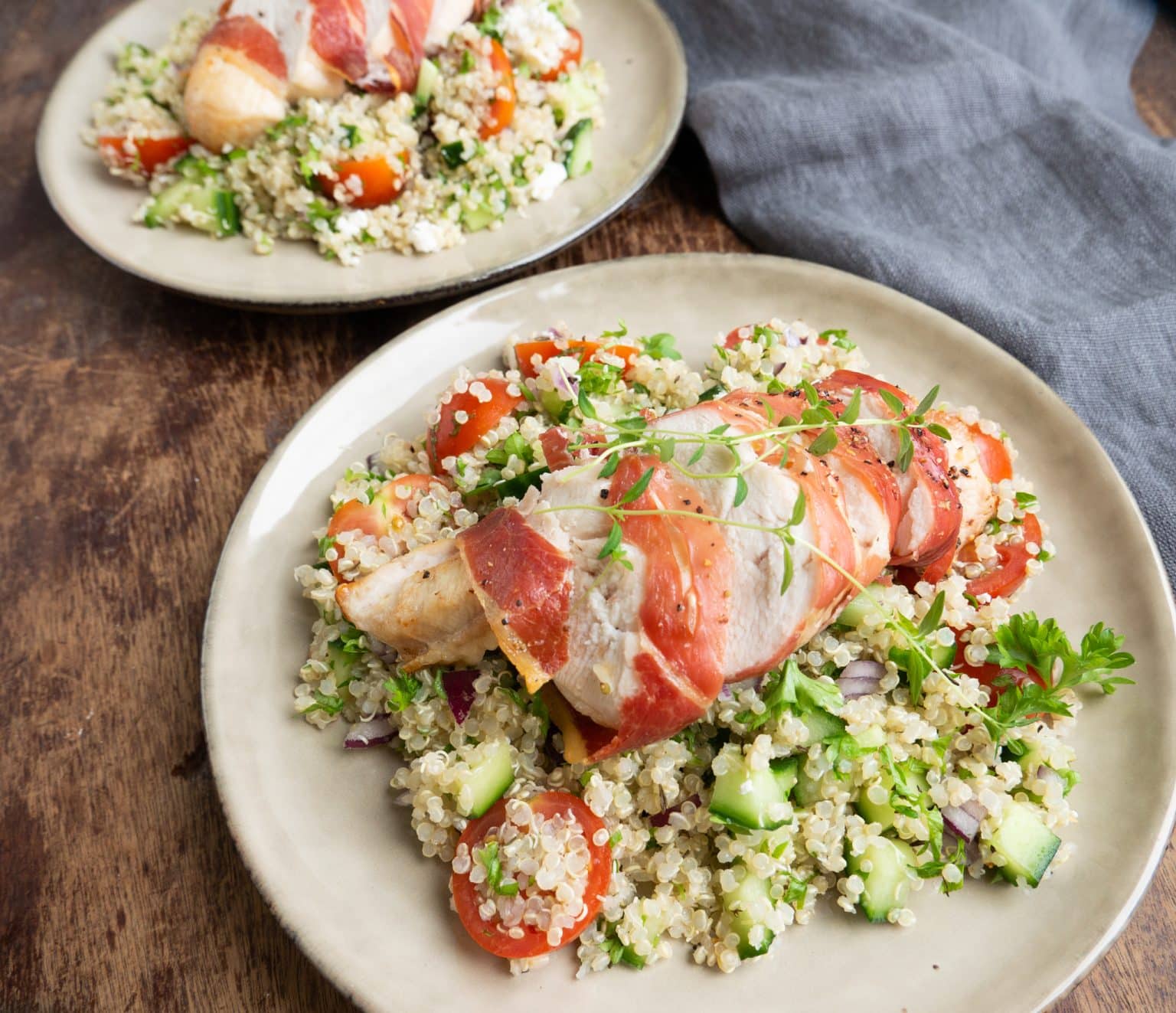 Quinoasalat med kylling