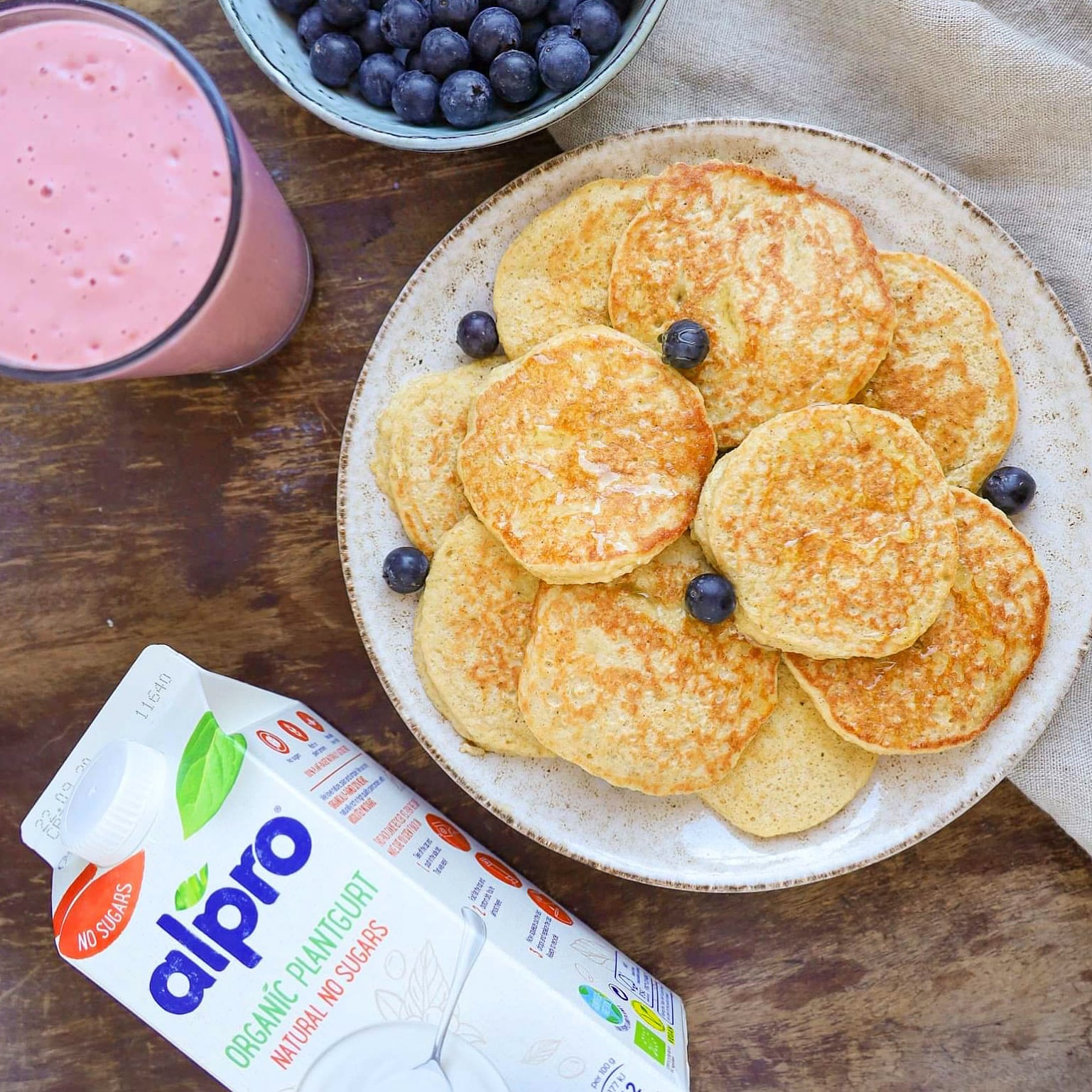 sunde pandekager uden banan