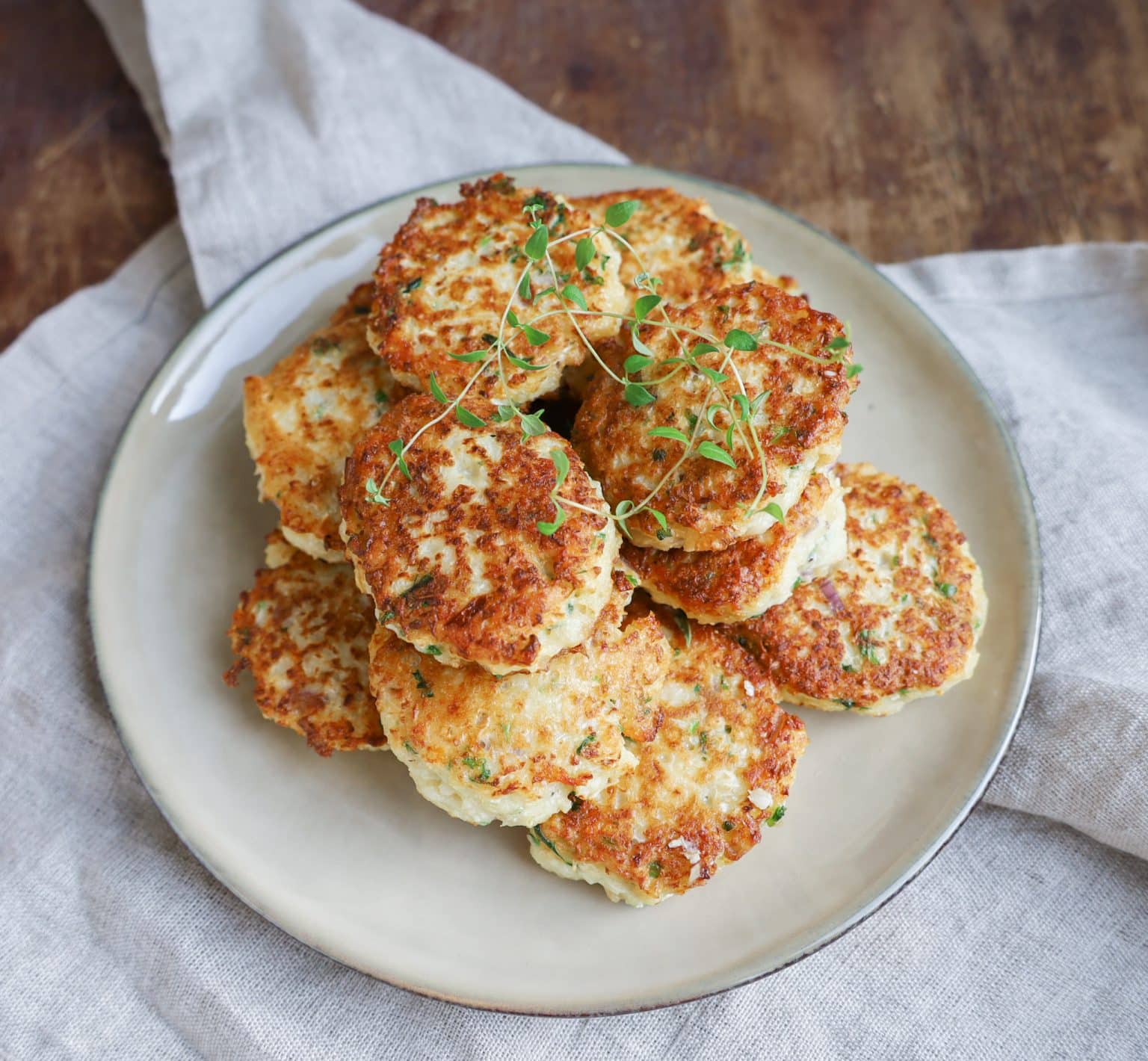 Vegetarfrikadeller med blomkål