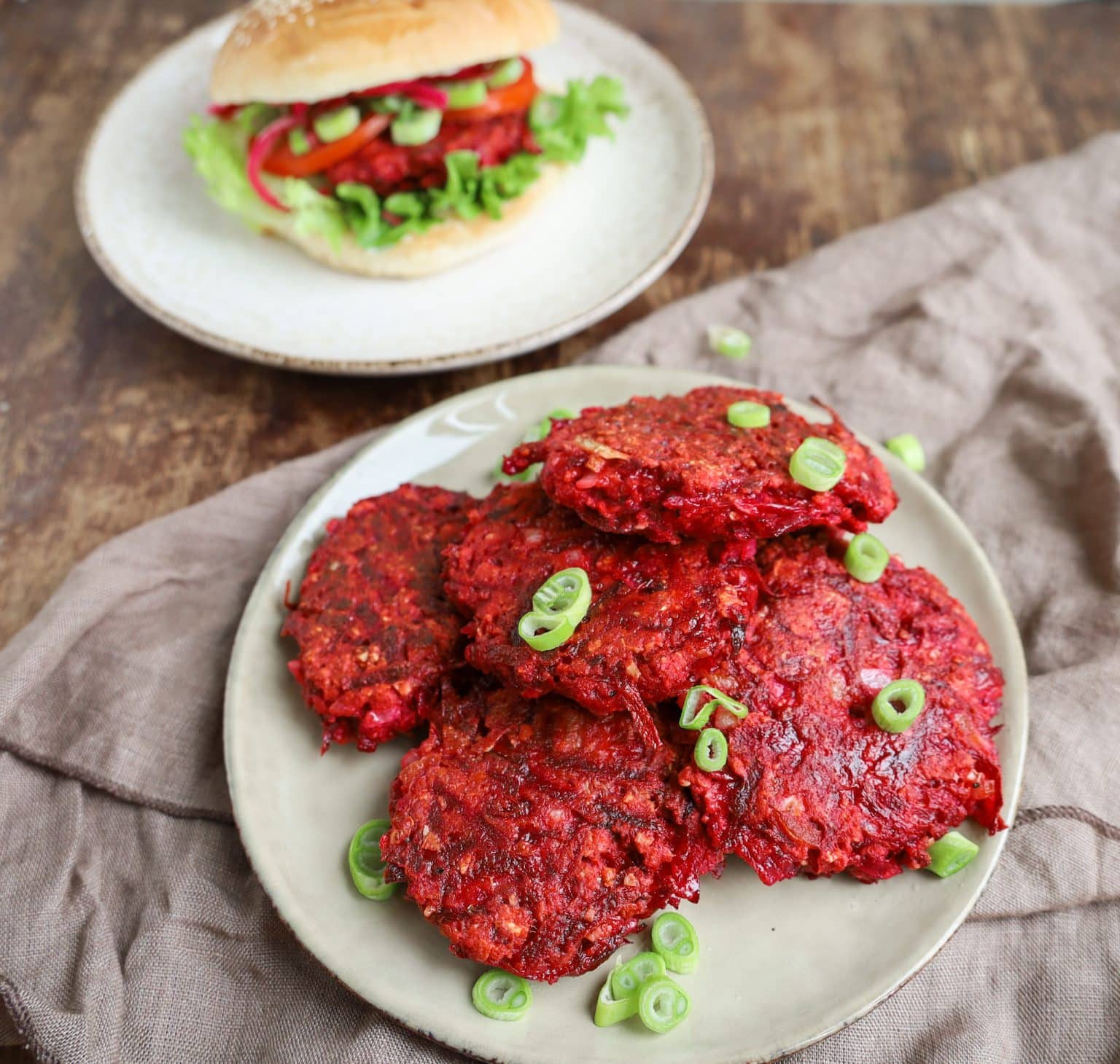 Opskrift på rødbedebøffer