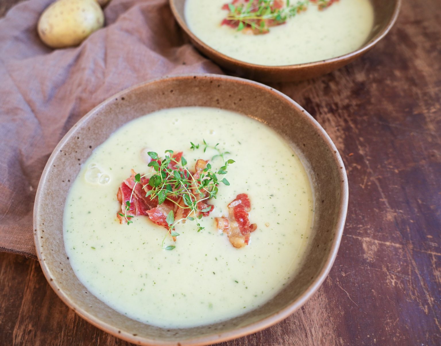 Opskrift på kartoffel-squash suppe