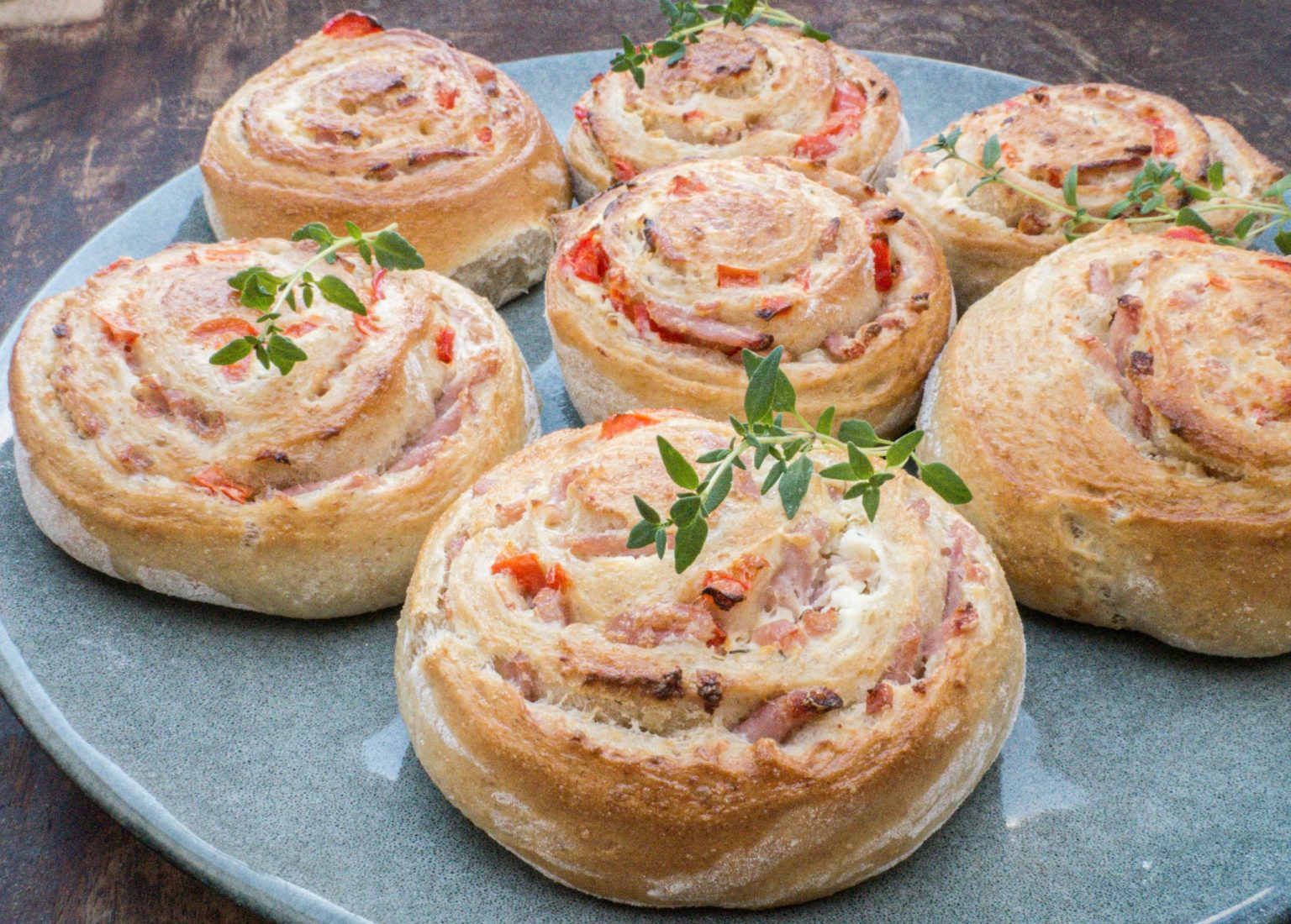 Opskrift på skinkesnegle med pikant