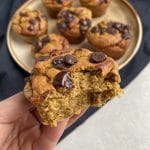 Opskrift på sunde græskarmuffins med chokolade