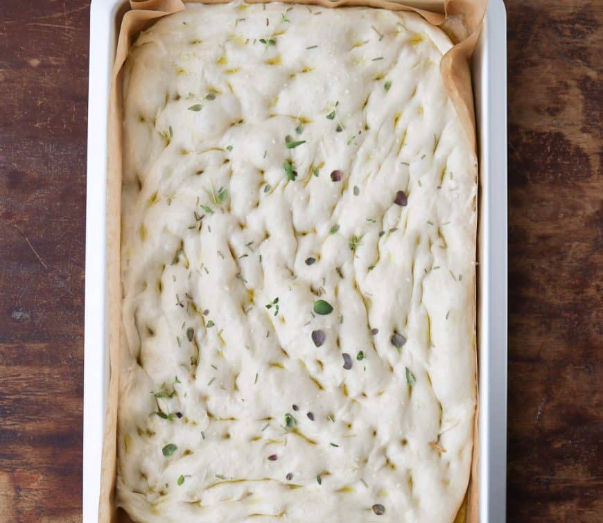 Focaccia med salt