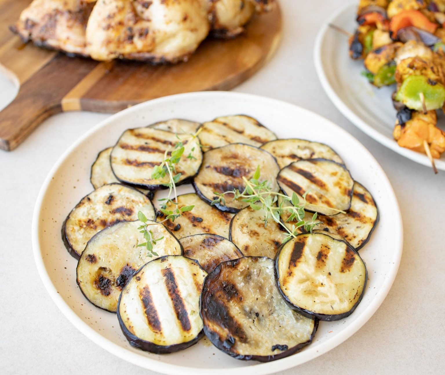 Aubergine i ovn eller på grill