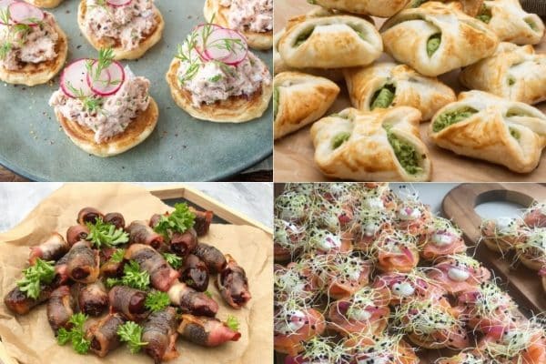 Snacks til champagne