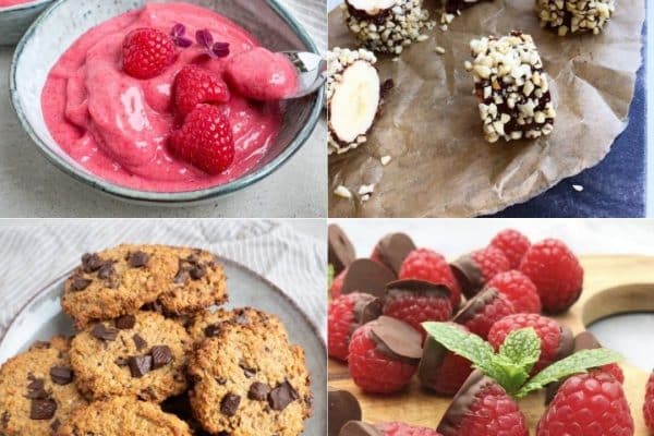 Snacks med få kalorier