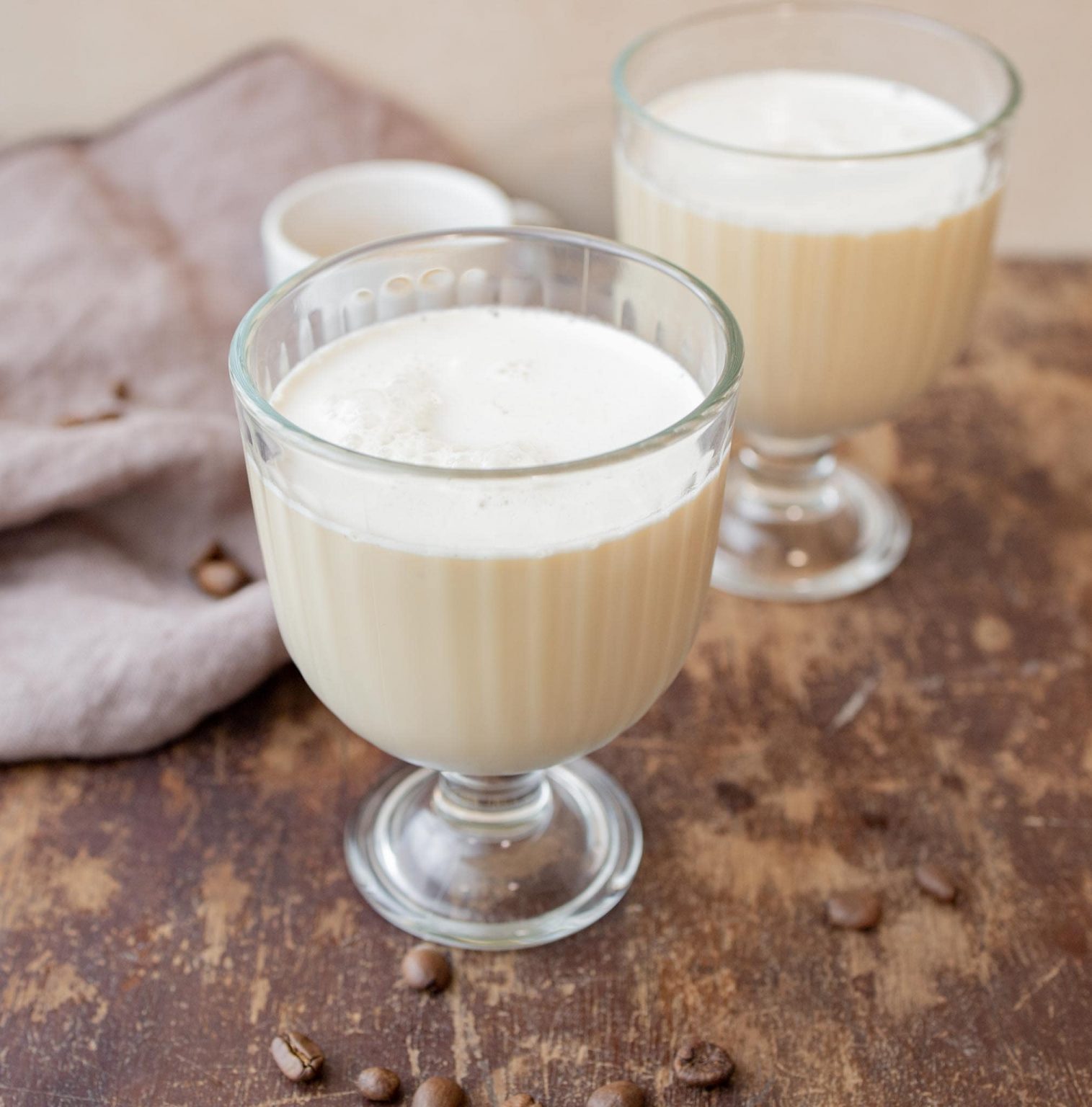 Iskaffe med vaniljeis