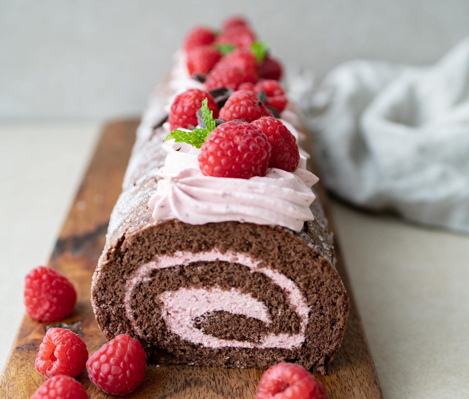 Hindbærroulade