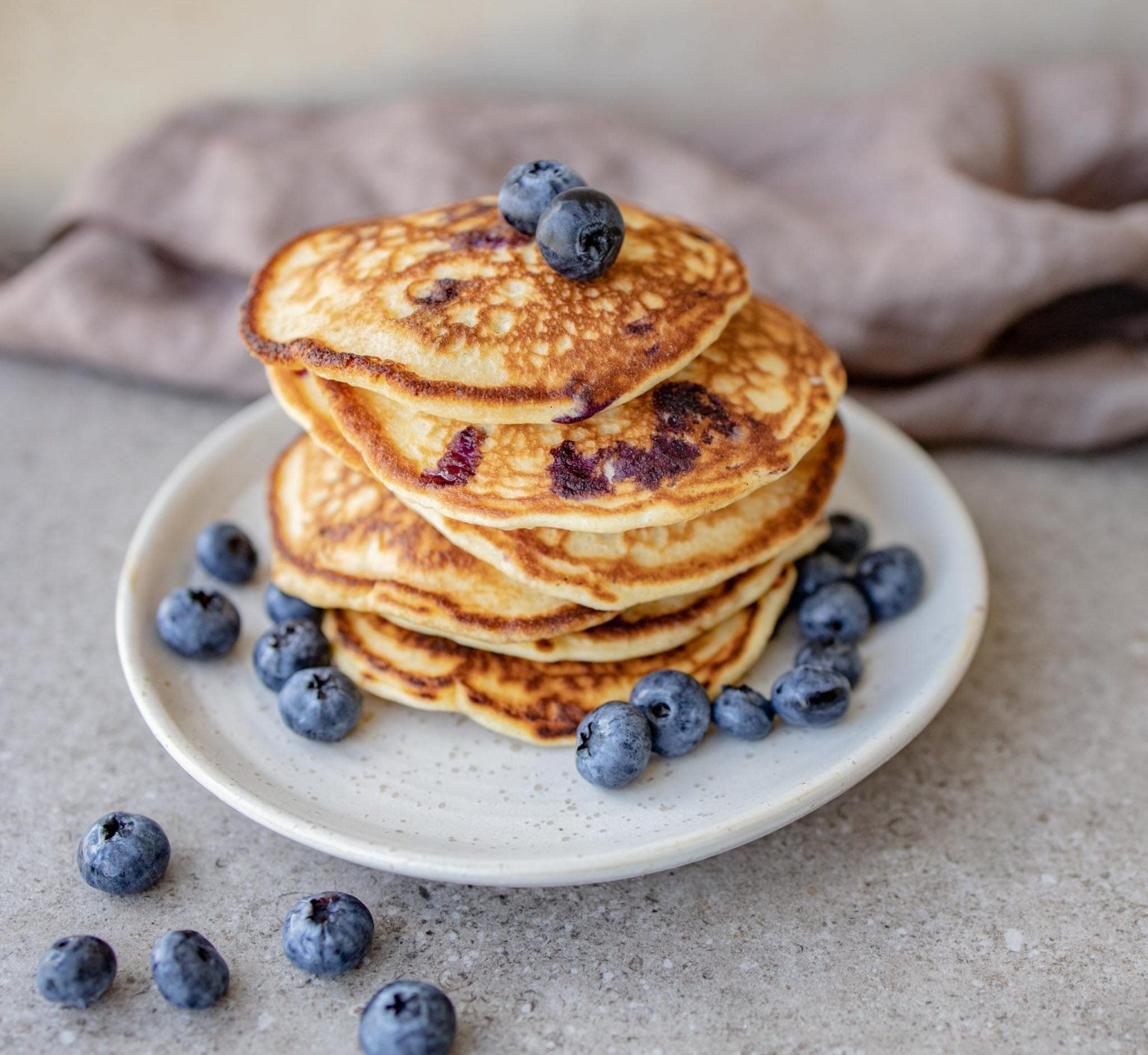 Blåbærpandekager