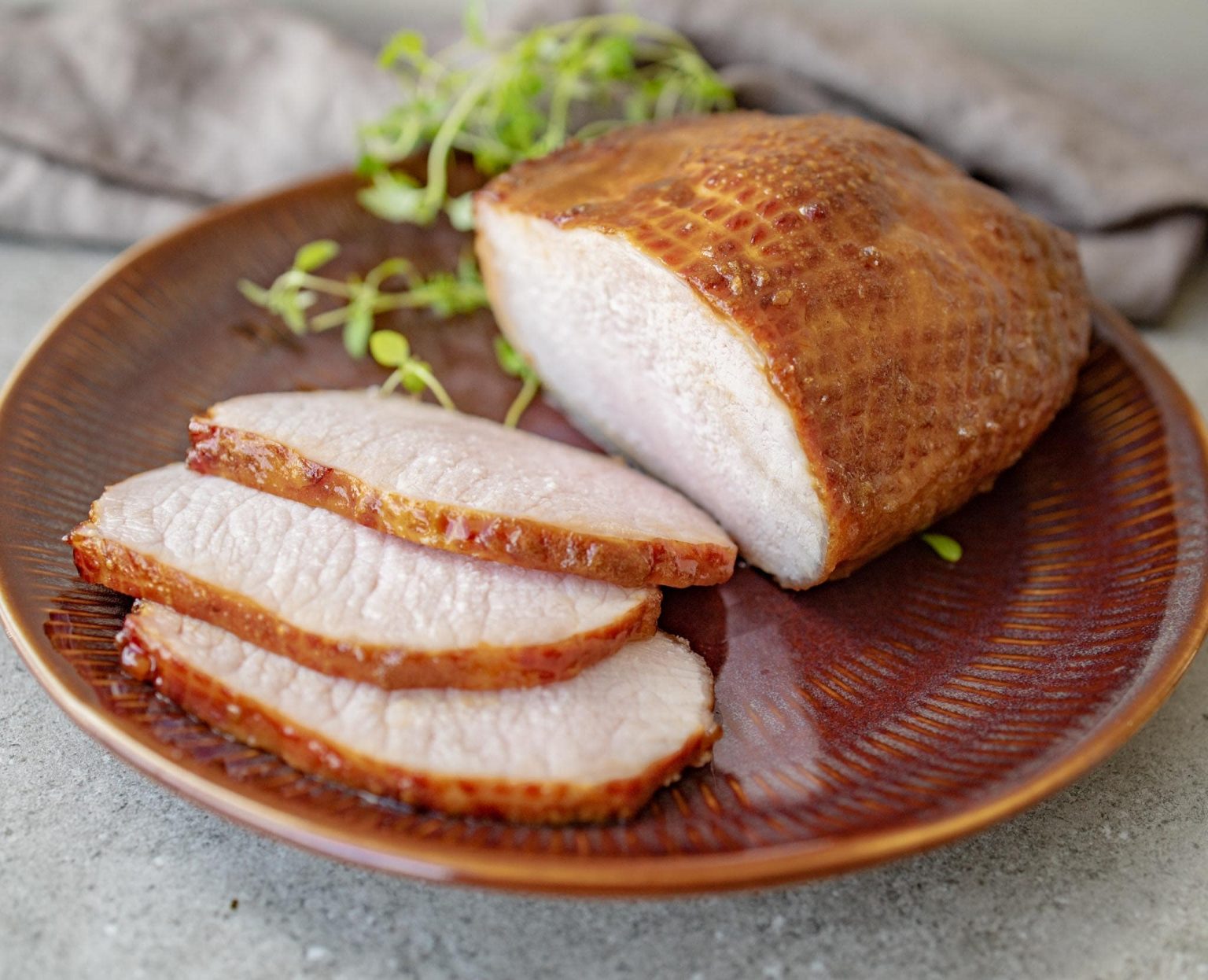 Glaseret hamburgerryg