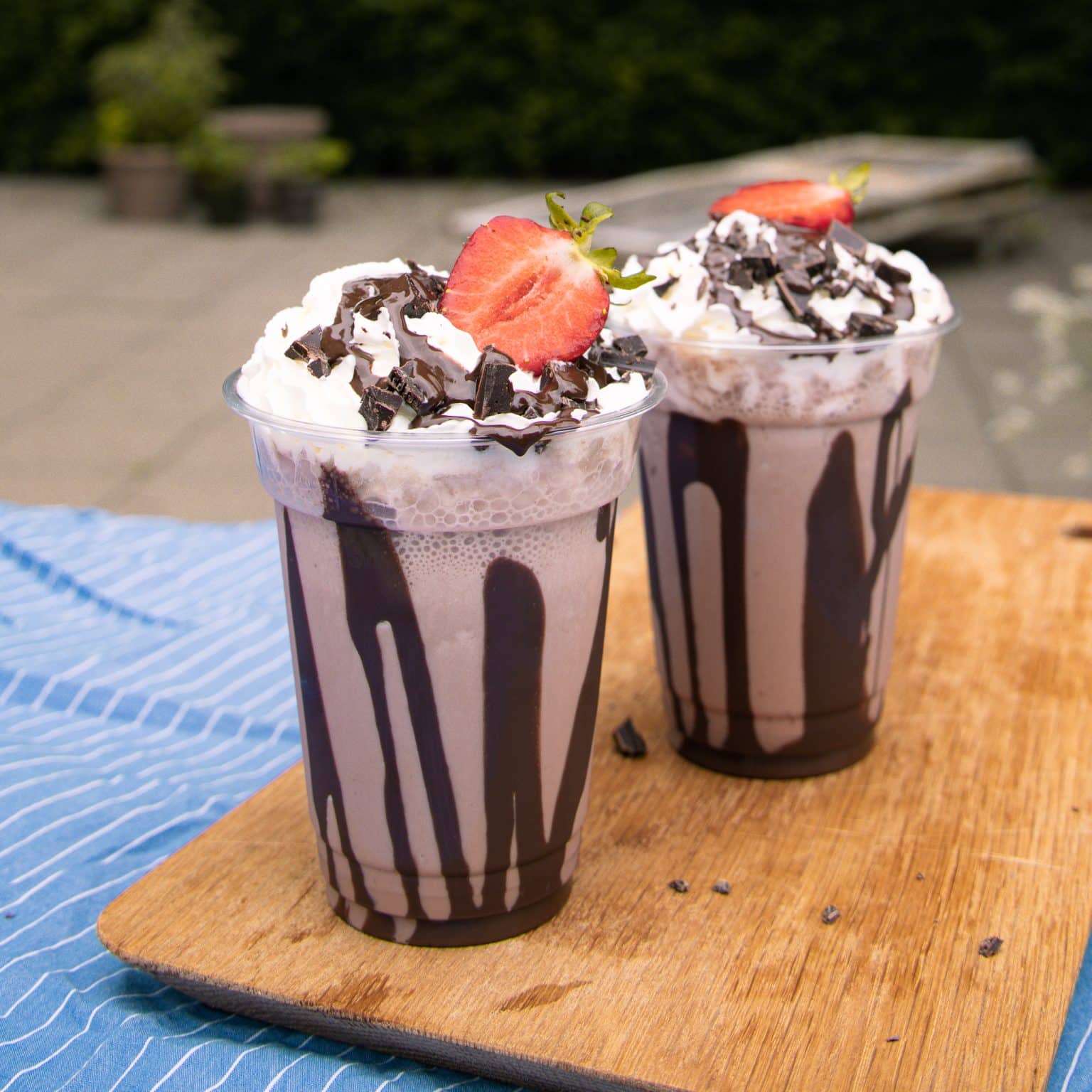 Chokolade milkshake