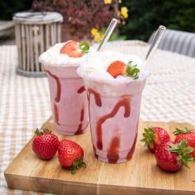 Jordbærmilkshake