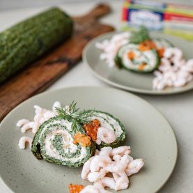 spinatroulade med laks