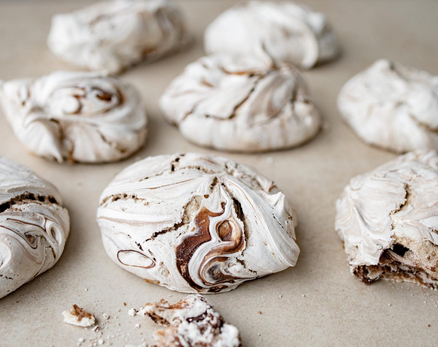 Marengs med chokolade