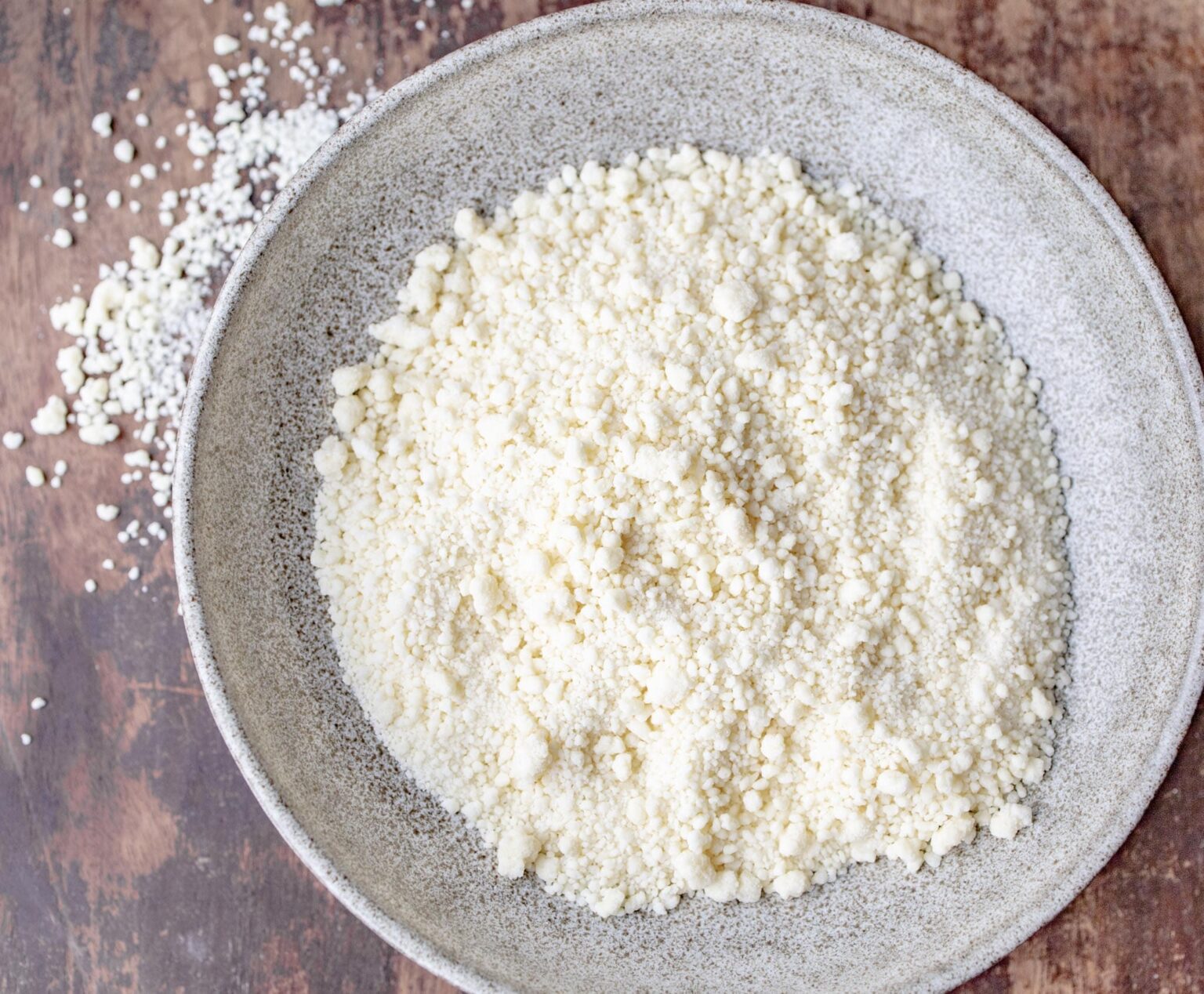 Krystalliseret hvid chokolade