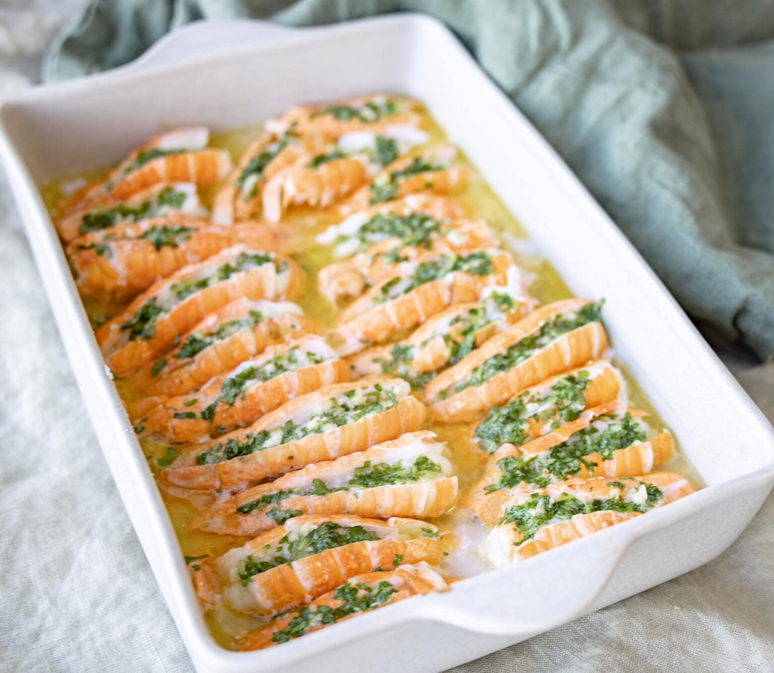 jomfruhummerhaler med hvidløg