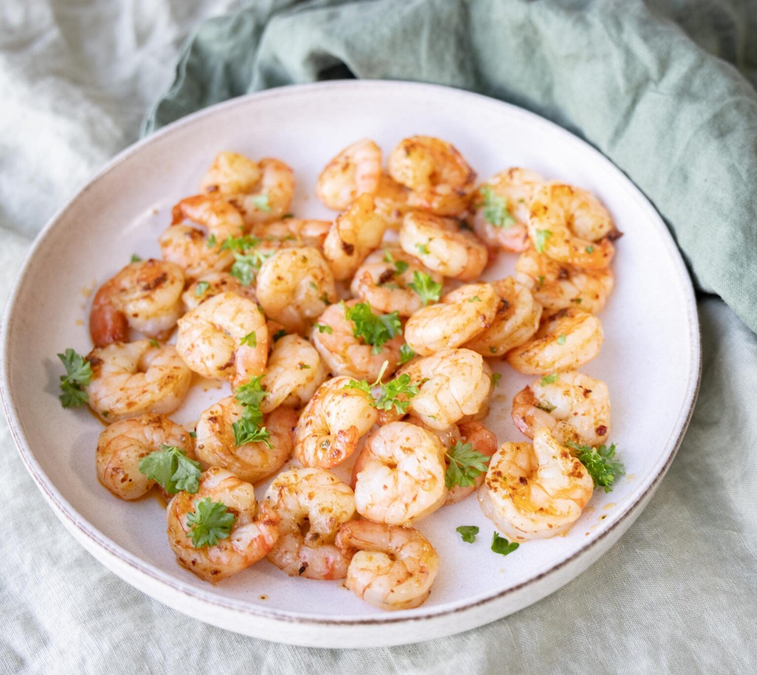 Tigerrejer med hvidløg