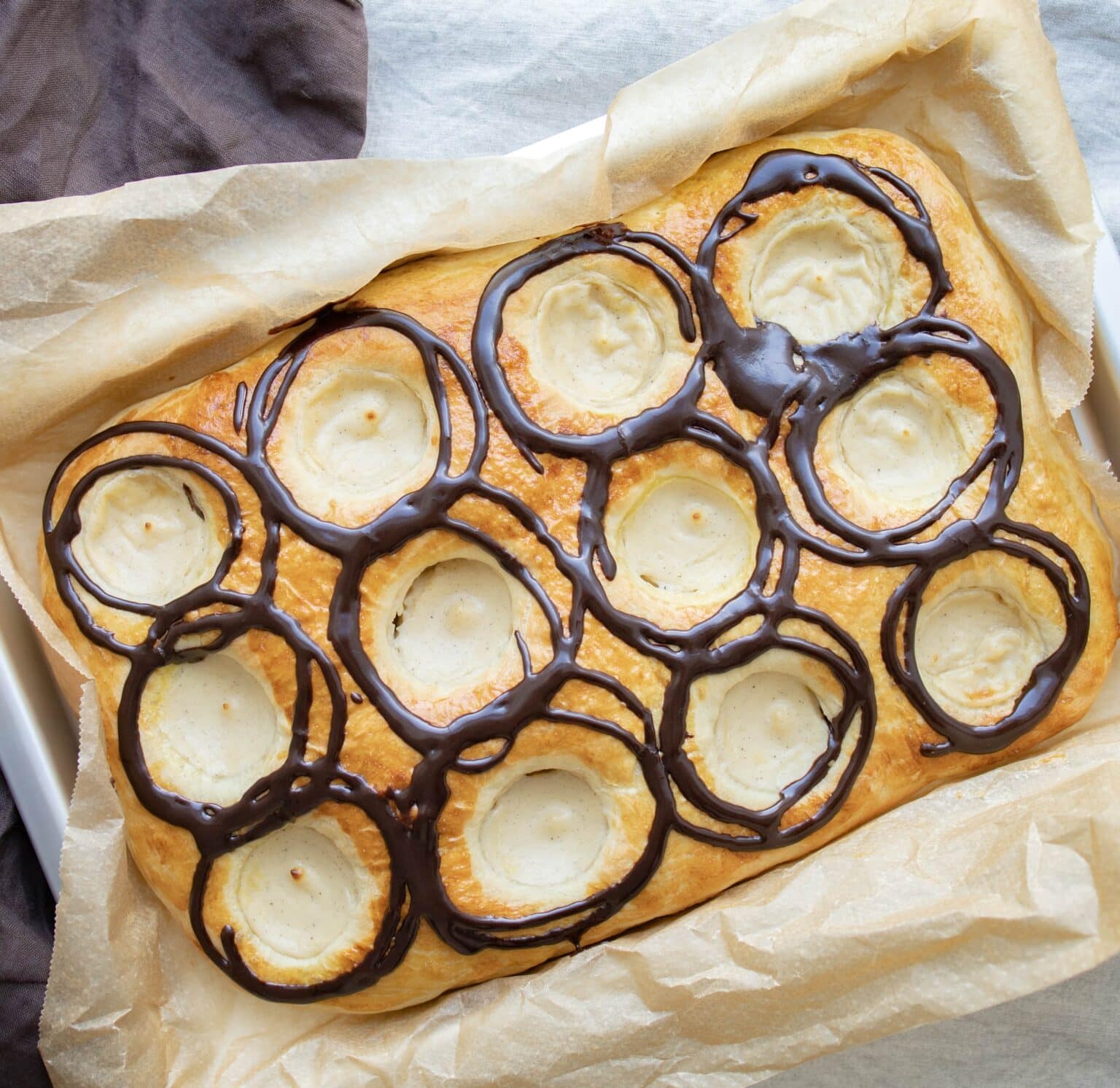 fastelavnsbollebradepandekage