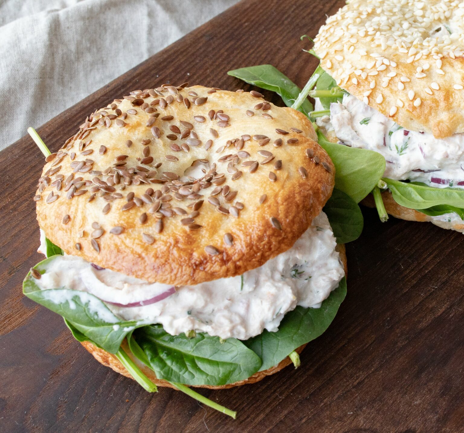 Bagels med tunsalat