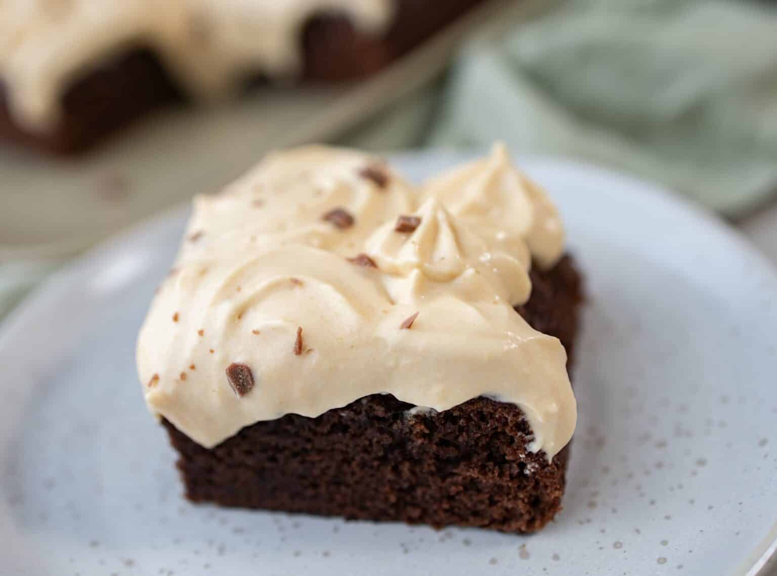 Chokoladekage med karamelcreme