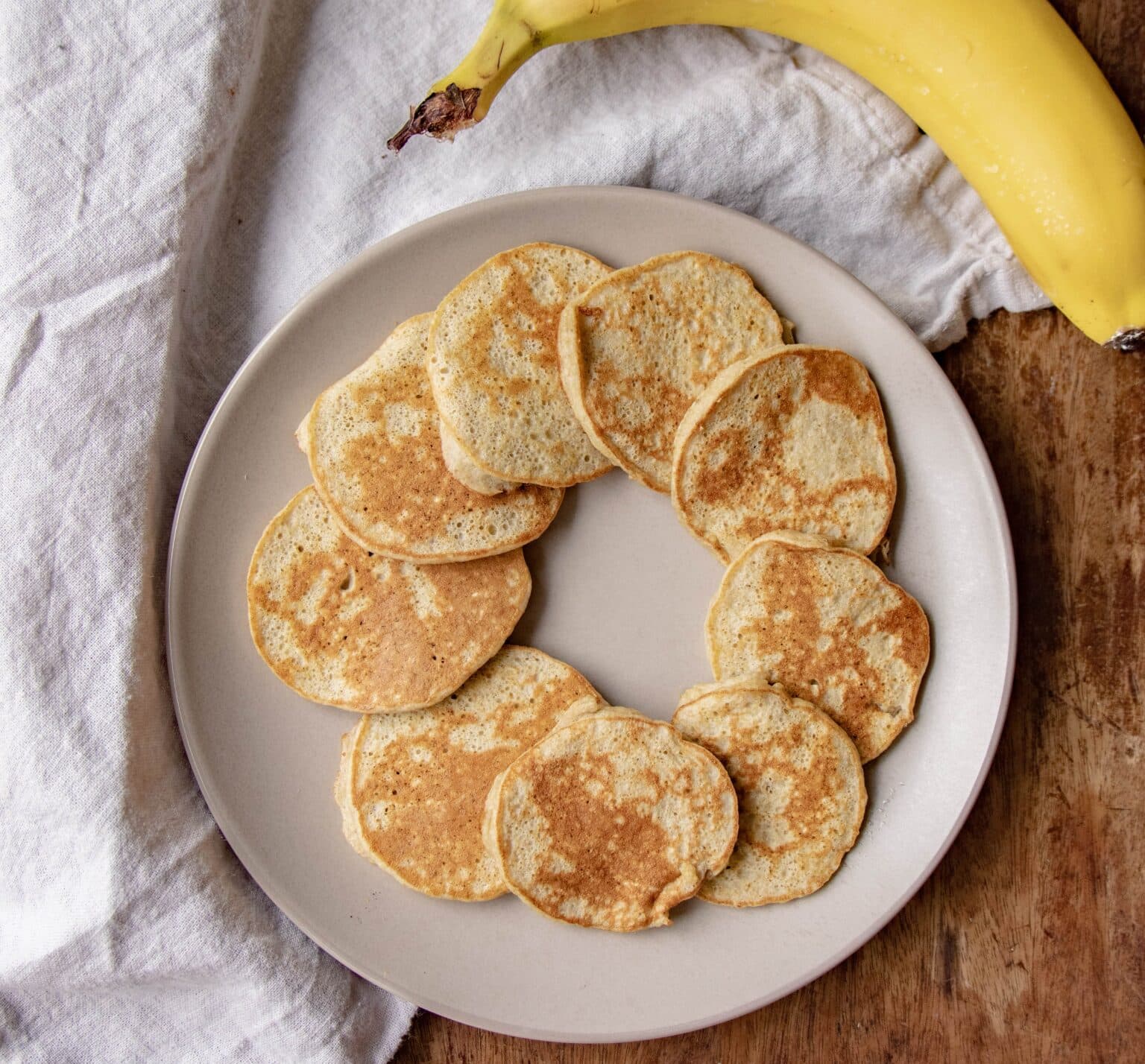 Bananpandekager til baby
