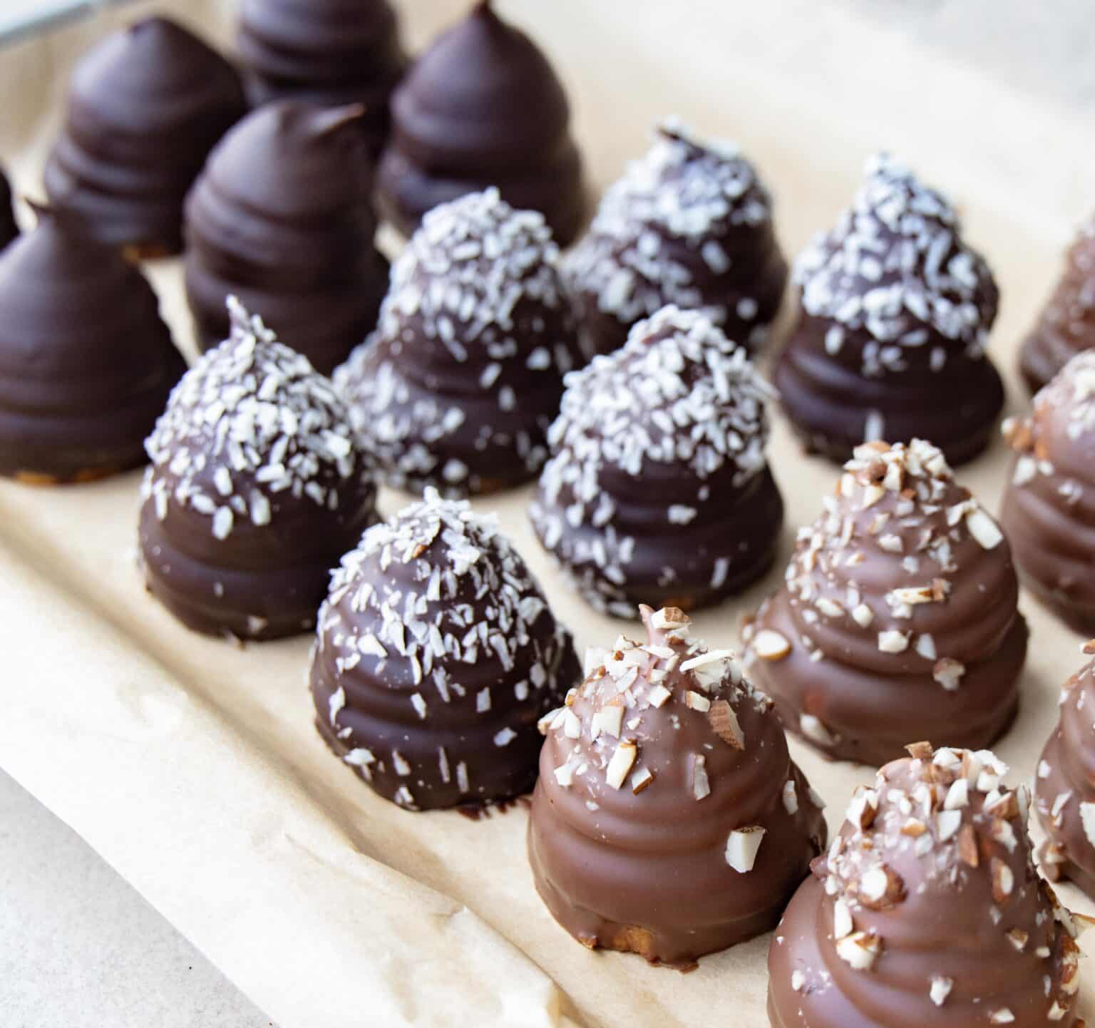 Hjemmelavede flødeboller