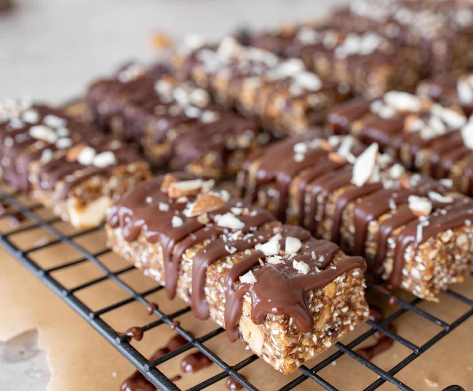 rosinbarer med chokolade