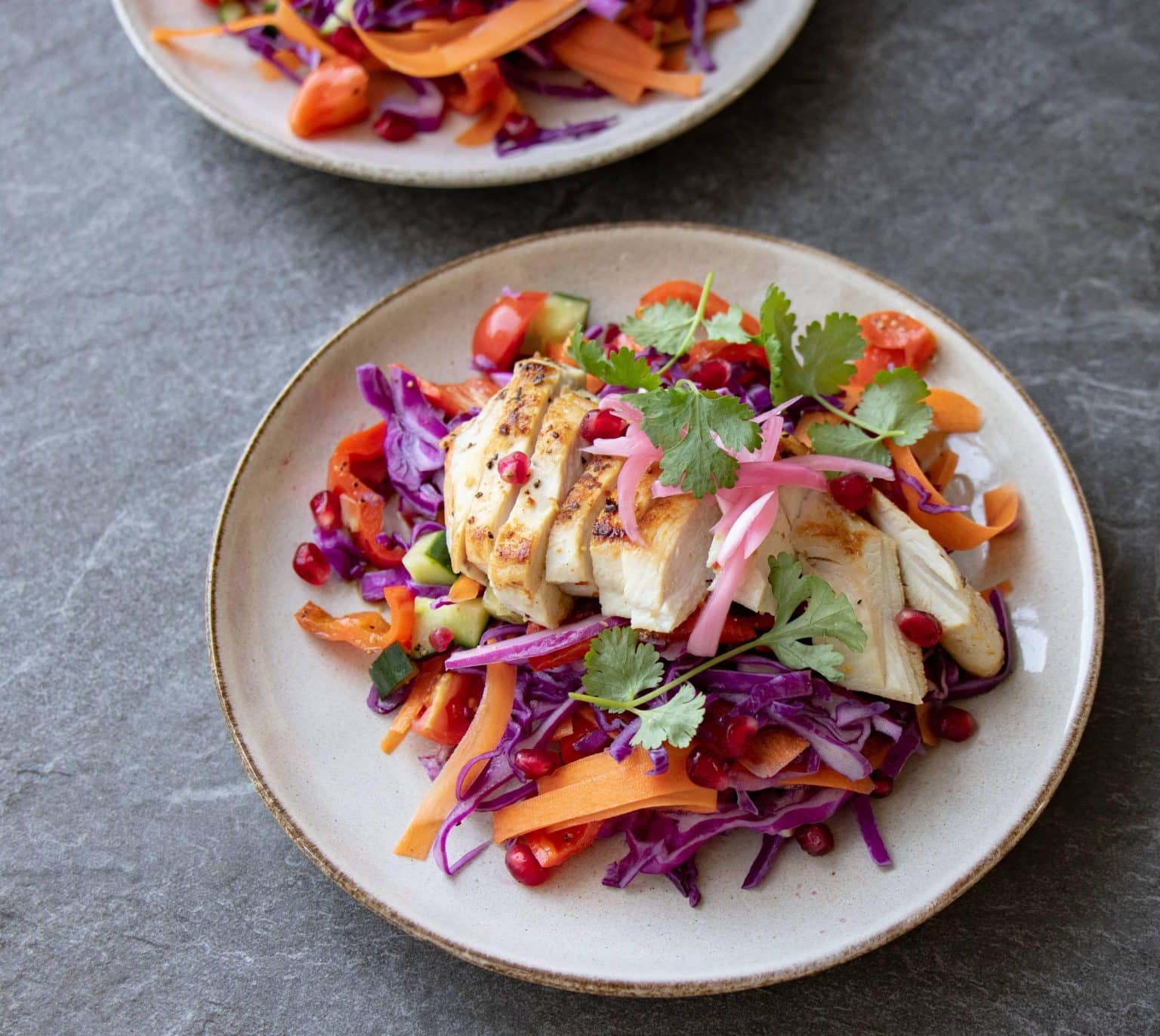 Kålsalat med kylling