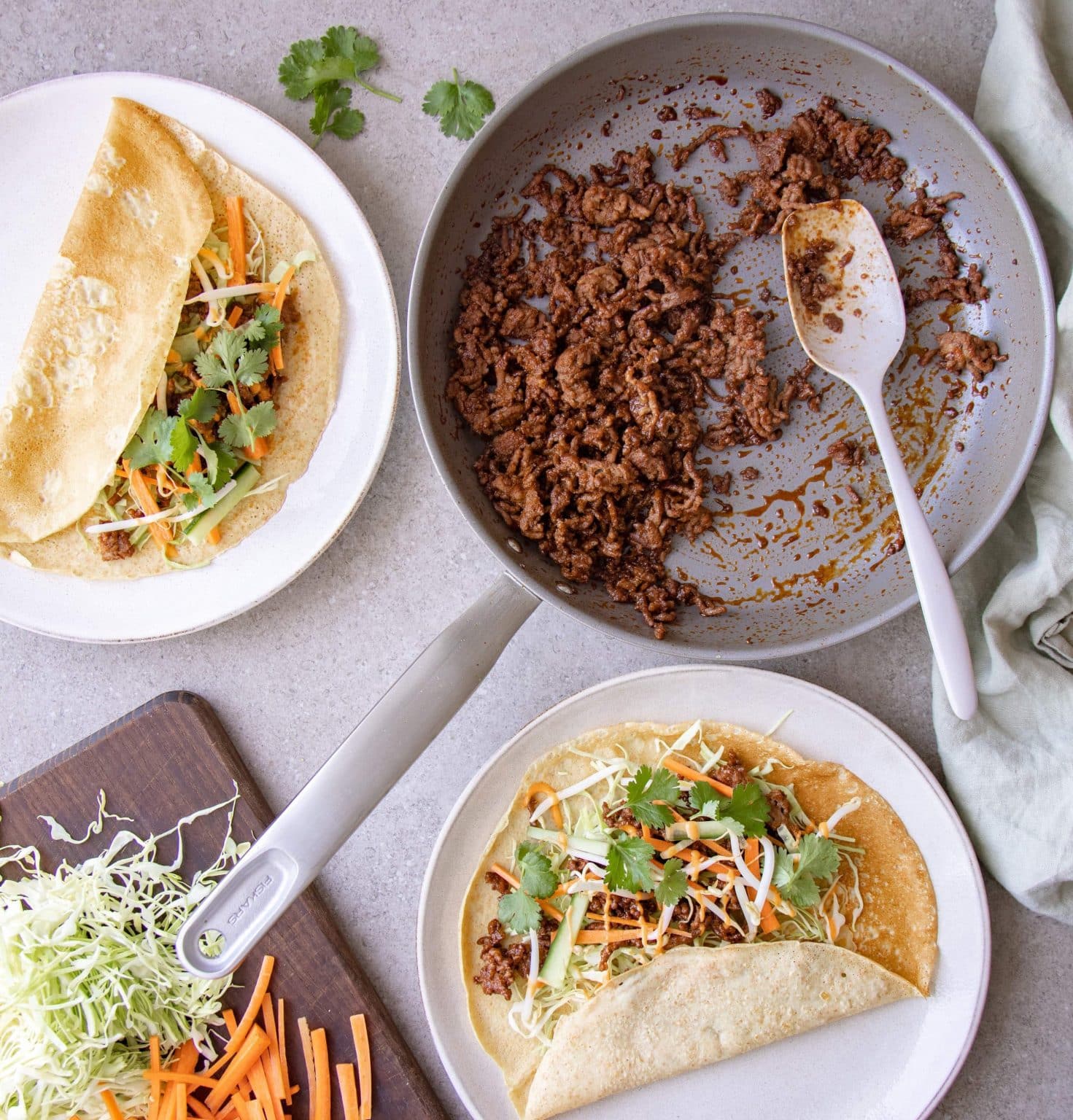 Asiatiske madpandekager