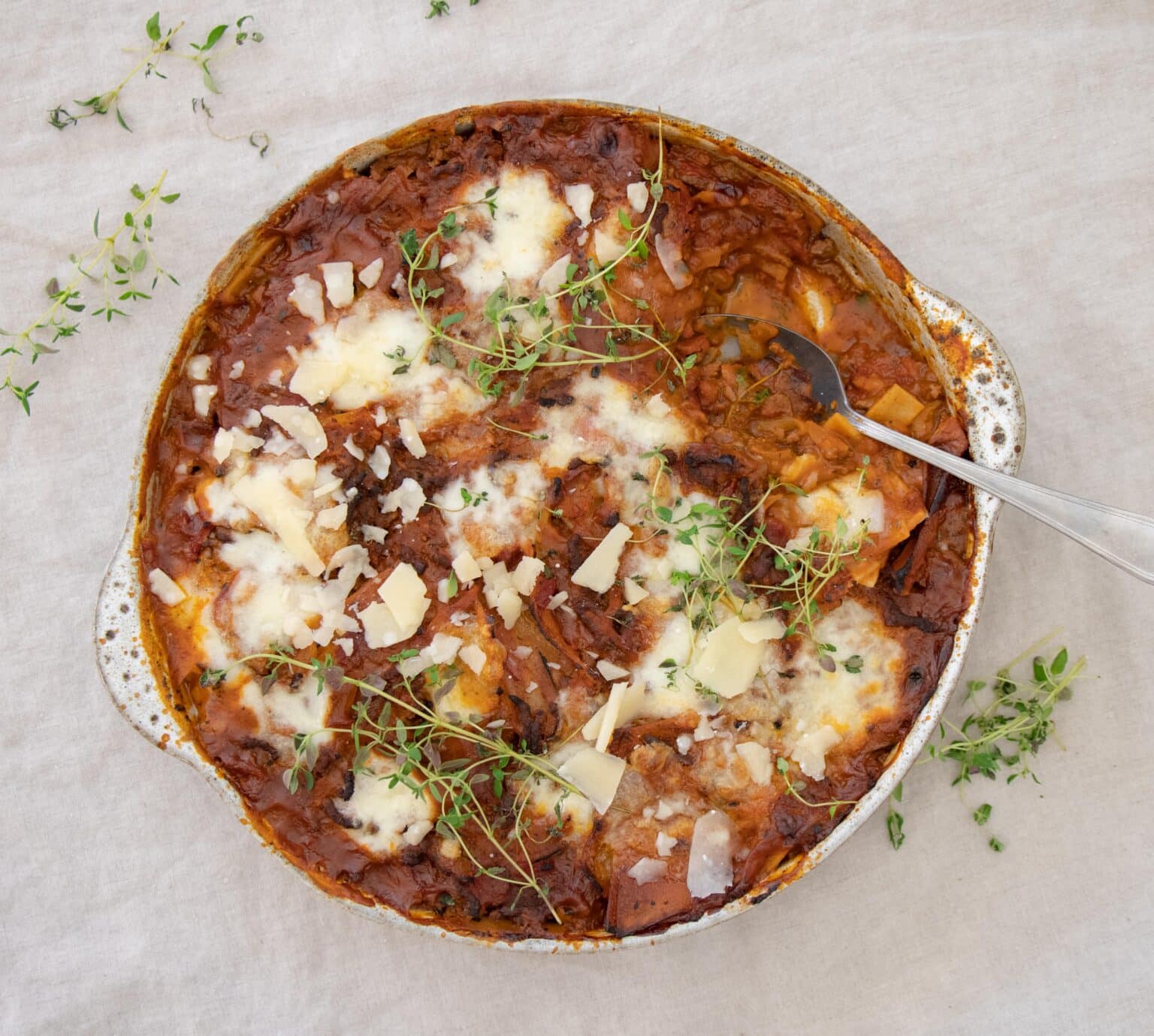 Lasagnette med grøntsager