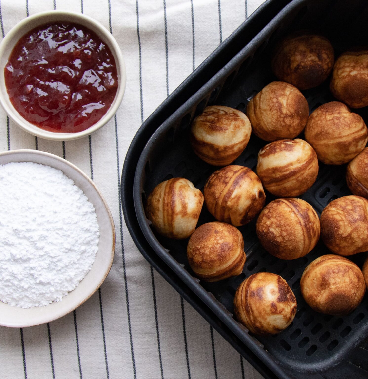 Æbleskiver i airfryer