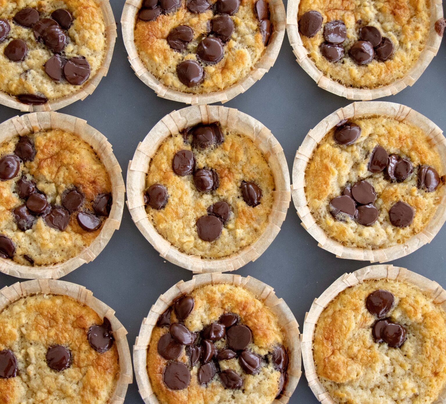 Bananmuffins med havregryn