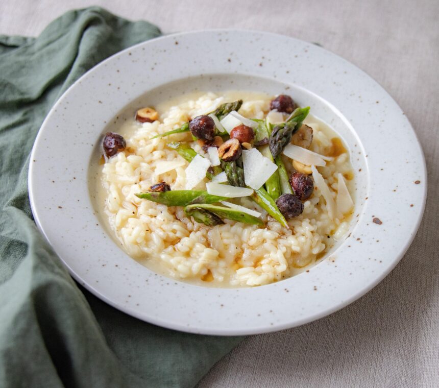 Risotto med asparges