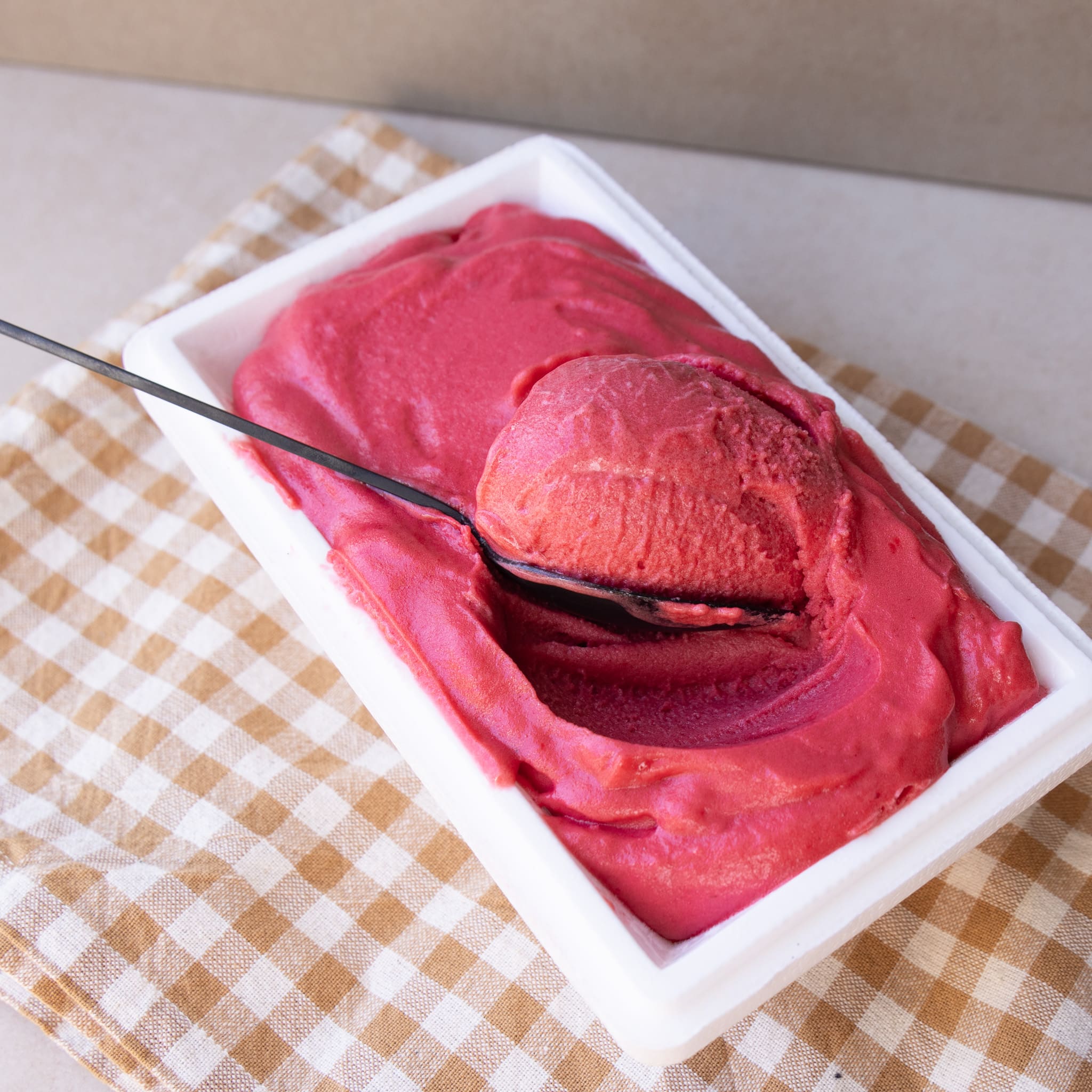 Hindbærsorbet